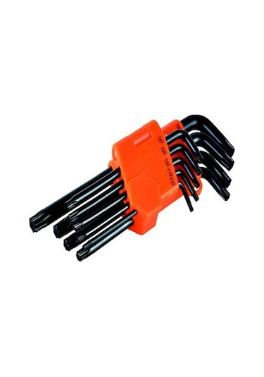 Torx Alyan Seti 9 Parça Yıldız - Allen Seti Uzun