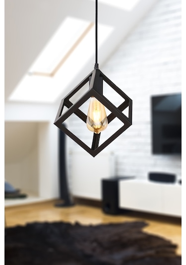 Begüsa Küp Tekli Siyah Avize