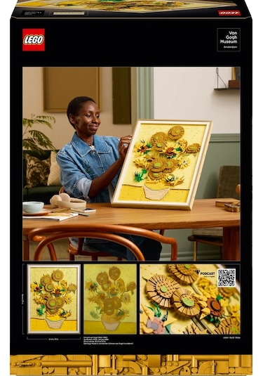 LEGO® Art Vincent van Gogh – Ayçiçekleri 31215 - Yetişkinler için Yaratıcı Dekoratif Model Yapım Seti (2615 Parça)