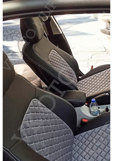 Vk Auto Hyundai Bayon Araca Özel Koltuk Kılıfı Kgri-siyah