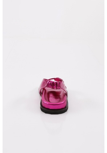 Dgn 3040 Kadin Çapraz Bantli Sandalet 3040-2261-R13812 Fuşya