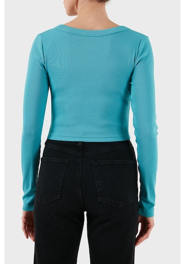 Calvin Klein Bayan Hırka Lv047c204g Xeg Turkuaz Turkuaz Calvin Klein Bayan Hırka Lv047c204g Xeg Turkuaz Turkuaz