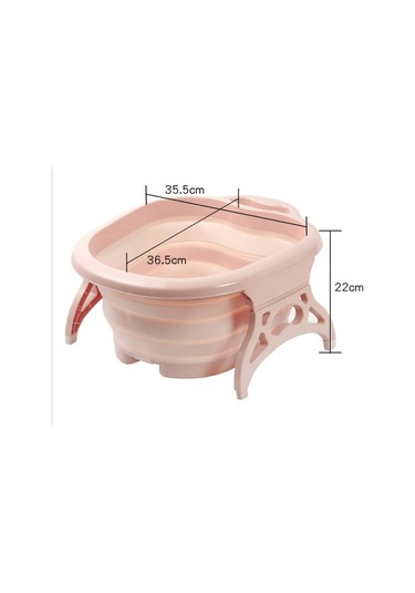 Sones Ev Tipi Katlanabilir Ayak Masajı Ayak Banyosu Mavi Çok Renkli