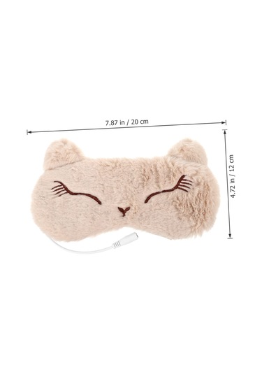 Lichen 1 Set Isıtma Maskesi Sıcaklık Kontrolü Göz Bandı Göz Gri