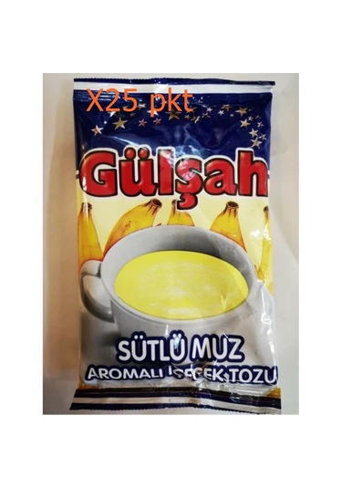 Gülşah Sütlü Muz Aromalı Toz İçecek 25 x 250 G