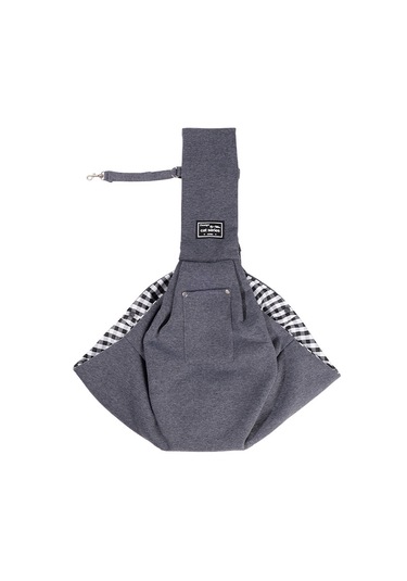 Taşınabilir Büyük Kapasiteli Evcil Hayvan Çantası-koyu Gri