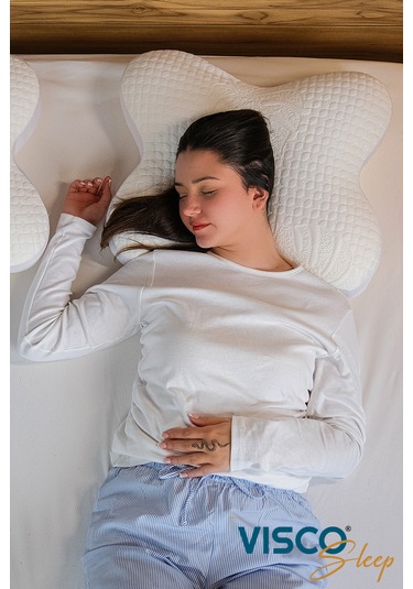 Visco Yastık Papillon Ortopedik Yastık 45x50x15 Cm