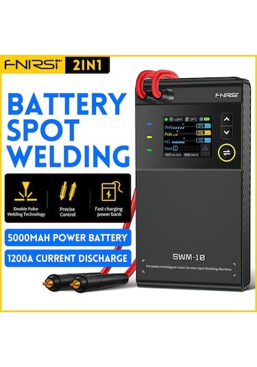Fnirsi Swm-10 Taşınabilir Akıllı Renkli Ekran Nokta Pil Punta Mak