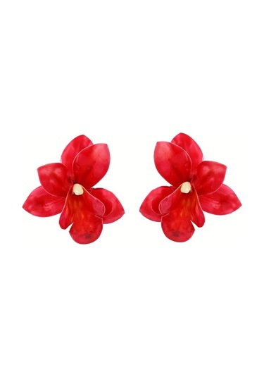 Willowhaven 2 Adet Bohem Büyük Çiçek Küpeler: Canlı Turuncu-sarı Çiçek Ve Yeşil Yapraklı, Hafif Yaz Aksesuarı Sarı