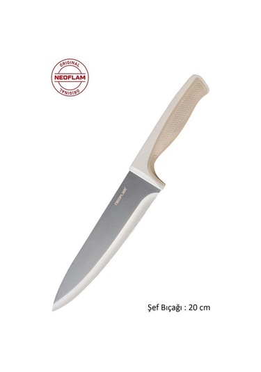 Neoflam Fika Microban Bej 5 Parça Bıçak Seti Bej