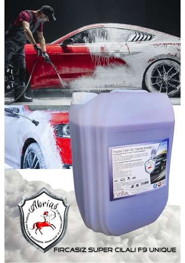 Fırçasız Cilalı Oto Yıkama Şampuanı F9 Unique 20 L