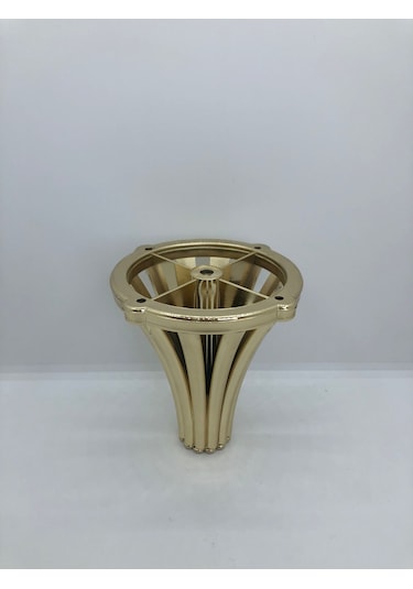 PLASTİK. 12 cm GOLD KAPLAMA, KOLTUK,MOBİLYA,ÜNİTE AYAĞI (4 ADET)
