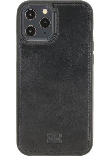 Bouletta Apple Iphone 12 Pro Max Uyumlu Deri Fermuarlı Cüzdan Kıl (492307194)