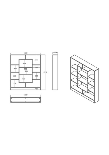 Venüs Kitaplık - Parlak Beyaz