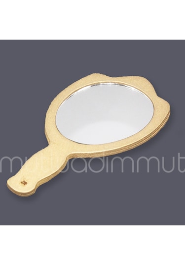 Mutluadim 12 Adet Ahşap El Aynası