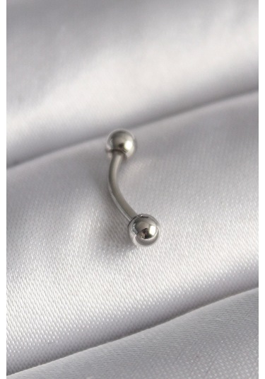 Ceylan Adam 316l Çelik Gümüş Renk Topçuk Model Piercing Çok Renkli