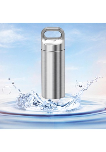 Dolıty Seyahat Açık Için Hap Tutucular Su Geçirmez M Gümüş