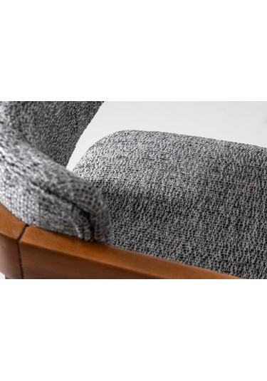 Narvik İskandinav Ahşap Bar Sandalyesi Ceviz