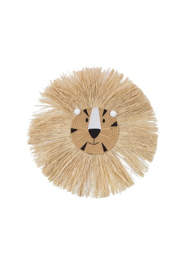 Sones El Yapımı Dokuma Karikatür Aslan Kaplan Hasır Ev Duvar Süsleri Çocuk Odası Giyim Mağazası Aksesuarları Sz-m02