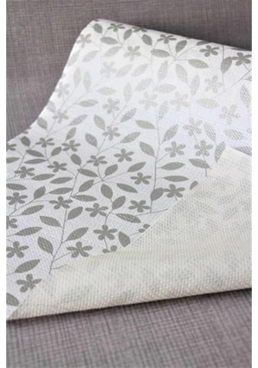 Çok Amaçlı Kaymaz Dolap Içi Çekmece Raf Vitrin Örtüsü Metalikçiçek 001