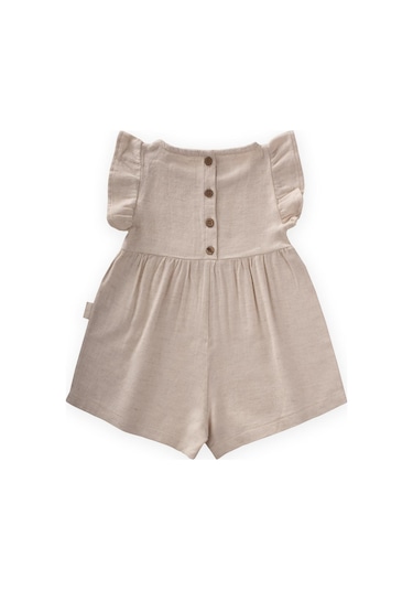 Cigit Keten Tulum 0-3 Yaş Naturel Beyaz