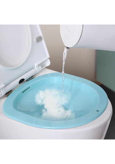 Suntek Tuvalet Oturağı İçin Oturma Banyosu, Çömelmeyi Mavi