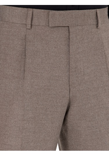Cacharel Vizon Slim Fit Kumaş Pantolon Kahverengi