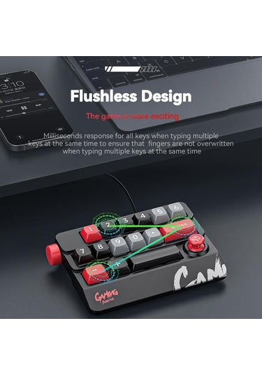 Mkespn Rgb Hot Swap Kablosuz Mekanik Klavye Rocker Knob Programlama Makro Özen Klavye Oyun Klavyesi Beyaz