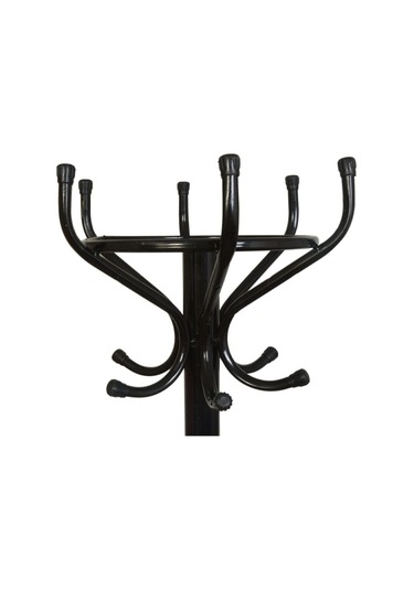 Teknor Lüks Siyah Metal Portmanto Askılık Siyah