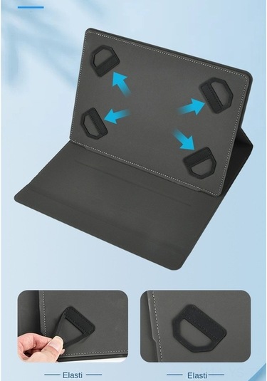 Yunboo Çok Fonksiyonlu 9-11 İnç Tablet Klavye Kılıfı - Bluetooth, Dokunmatik, 7 Renkli Aydınlatmalı Diğer Diğer