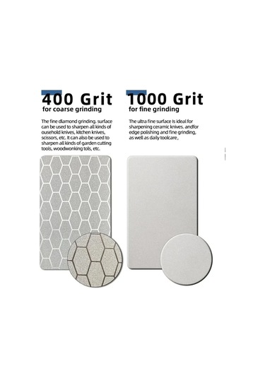 Liangmei 5'i 1 Arada Bıçak Bileyici Elmas Çubuklar 400/1000 Çok