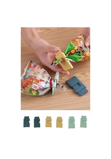 Sıladanal 6lı Hava Sızdırmaz Poşet Torba Ambalaj Ve Paket Kıstırmalı Kapatma Klipsi Diğer