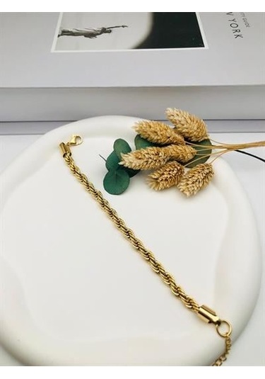 Burgu Bileklik 6mm Gold Blk 2168-01 Çok Renkli