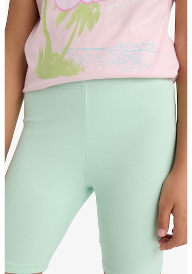 Defacto Kız Çocuk Kısa Boy Tayt B5591a825smgn240 Yeşil