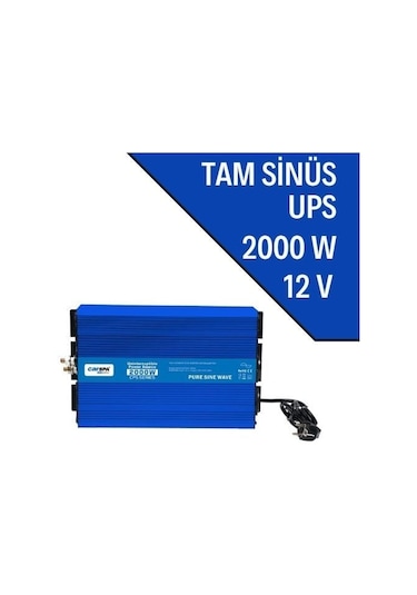 2000w-12v Tam Sinüs İnverter Ups