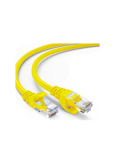 Cat6 Patch Kablo 5 Metre- Sarı
