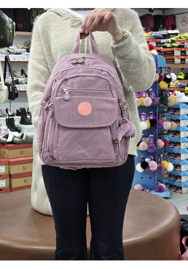 My Polo 2114-8675 Kadın Krinkıl Kumaş Çok Gözlü Astarlı Petli Su Gülkurusu