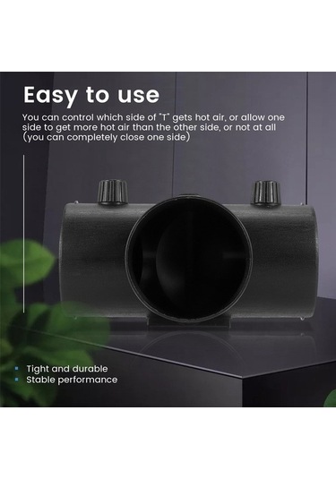 Xianwen 75mm T Şekli Park Isıtıcı Hava Firar Egzoz Konektörü