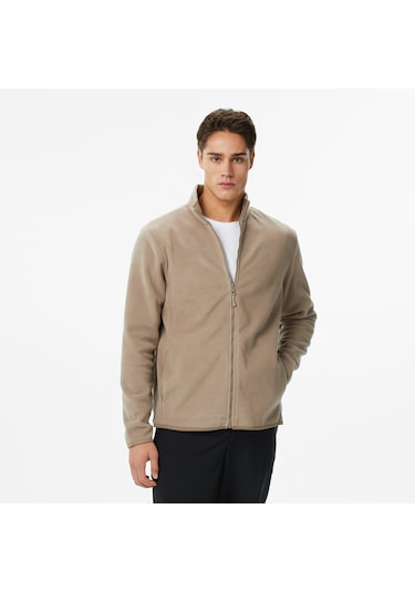 Nautica Erkek Kahverengi Regular Fit Sweatshirt Düz K57052t Kahverengi