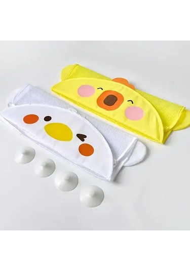 Awesomestore Yeşil Ördek Banyo Oyuncu Saklama Filesi, Emici Askılı Ağ Organizer Yeşil