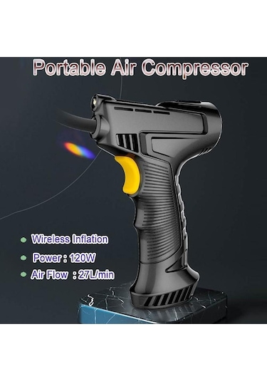 Çok İşlevli Lastik Pompası Ve Lastik Basıncı Monitörü Akıllı Dijital Görüntüler Şarj Edi Şişirme Kompresör & Hava Pompası 55756817