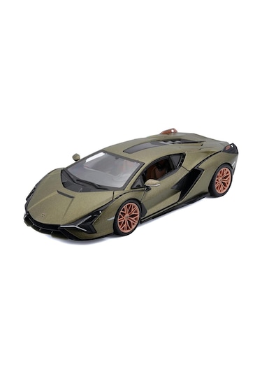 Bburago Lamborghini Sian Fkp 37 1/24 Yeşil Model Araba