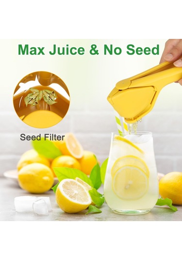Dahili Süzgeçli Limon Meyve Suyu - Katlanabilir Manuel Narenciye Pres Limon Kireç İçin Ergonomik Tasarım Diğer