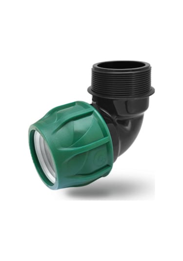 YEŞİL SERİ KABLİN DIŞTAN DİŞLİ (ERKEK) DİRSEK (20 X ½" )