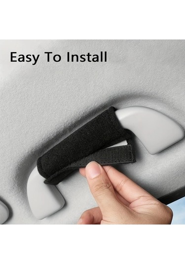 Hightower 4 Adet Gri Araç Tavan Tutacak Kolçak Dekorasyon Koruma Kılıfı İç Tavan