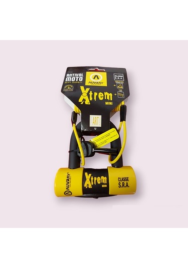 Auvray Xtrem Mını U Sra Disk Kilidi 52x62mm + Hatırlatma Kablo