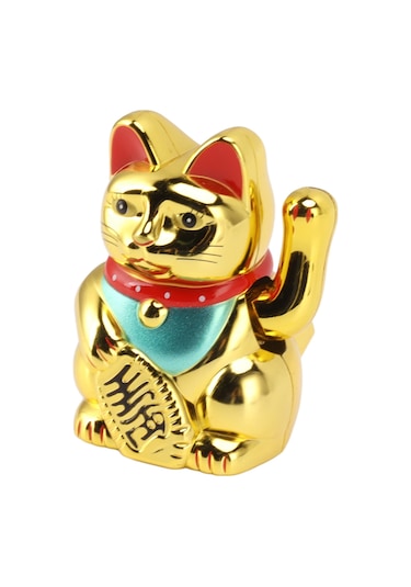 Shineyee Güneş Enerjili Plastik Ev Dekorasyonu: Minyatür Kollü Paralarla Zenginleşme Dileden Kedi Altın