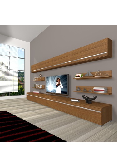 Decoraktiv Eko 360y Mdf Tv Ünitesi Tv Sehpası Ceviz