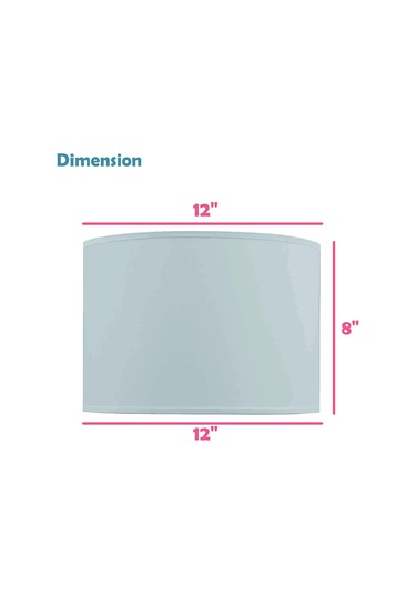 Aspen Creative 38301-2, Davul Katlanabilir Örümcek Lambası Gölgesi, Yulaf Ezmesi, 12 'Üstx 12' Alt X 8 'Yükseklik, 2 Set Akik