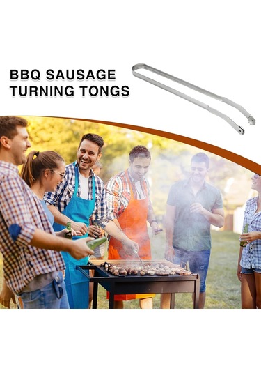 Barbekü Sosis Çevirme Maşası, Barbekü Sosis Maşası, Uzun Saplı Barbekü Maşası, Izgara Maşası, Pişirme Maşası